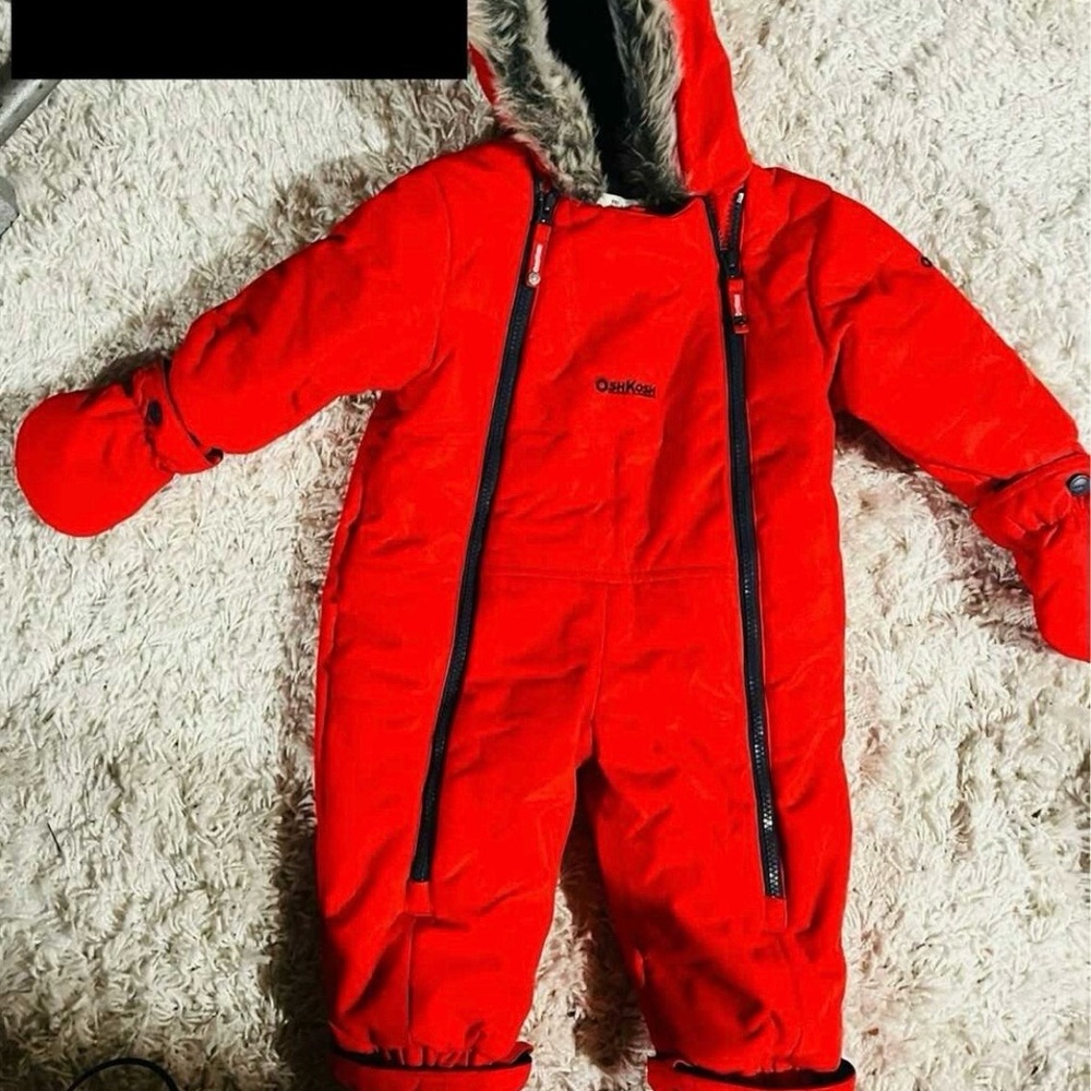 OshKosh B'gosh Red Puffer Snowsuit